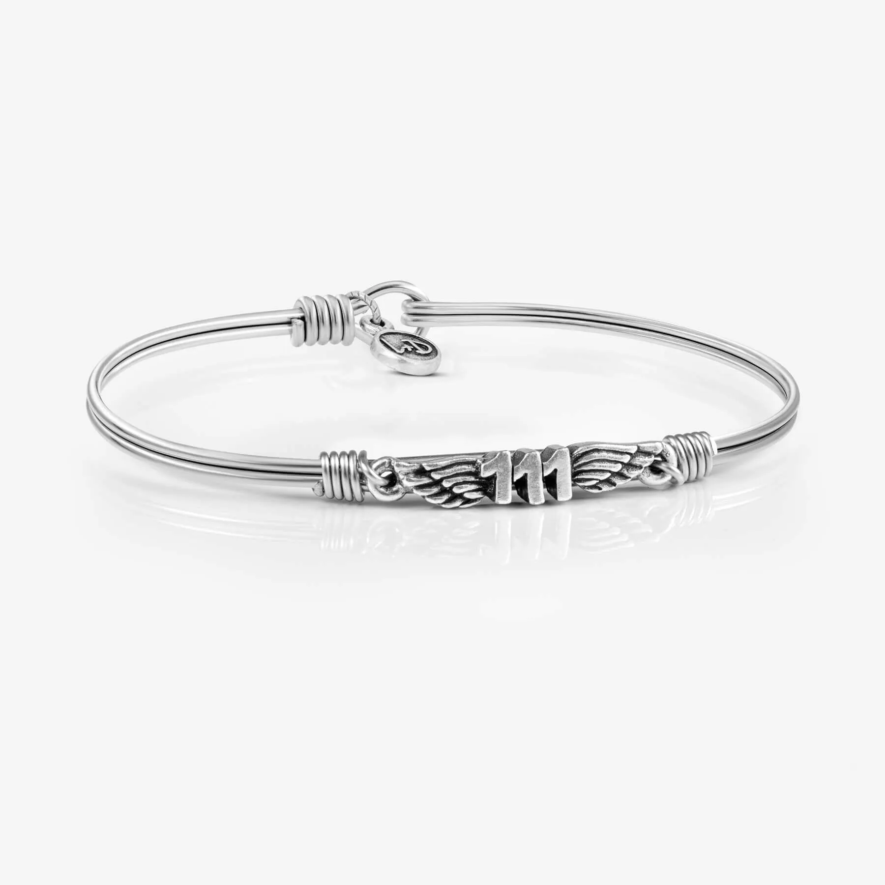 111-ANGEL NUMBERS BANGLE BRACELET