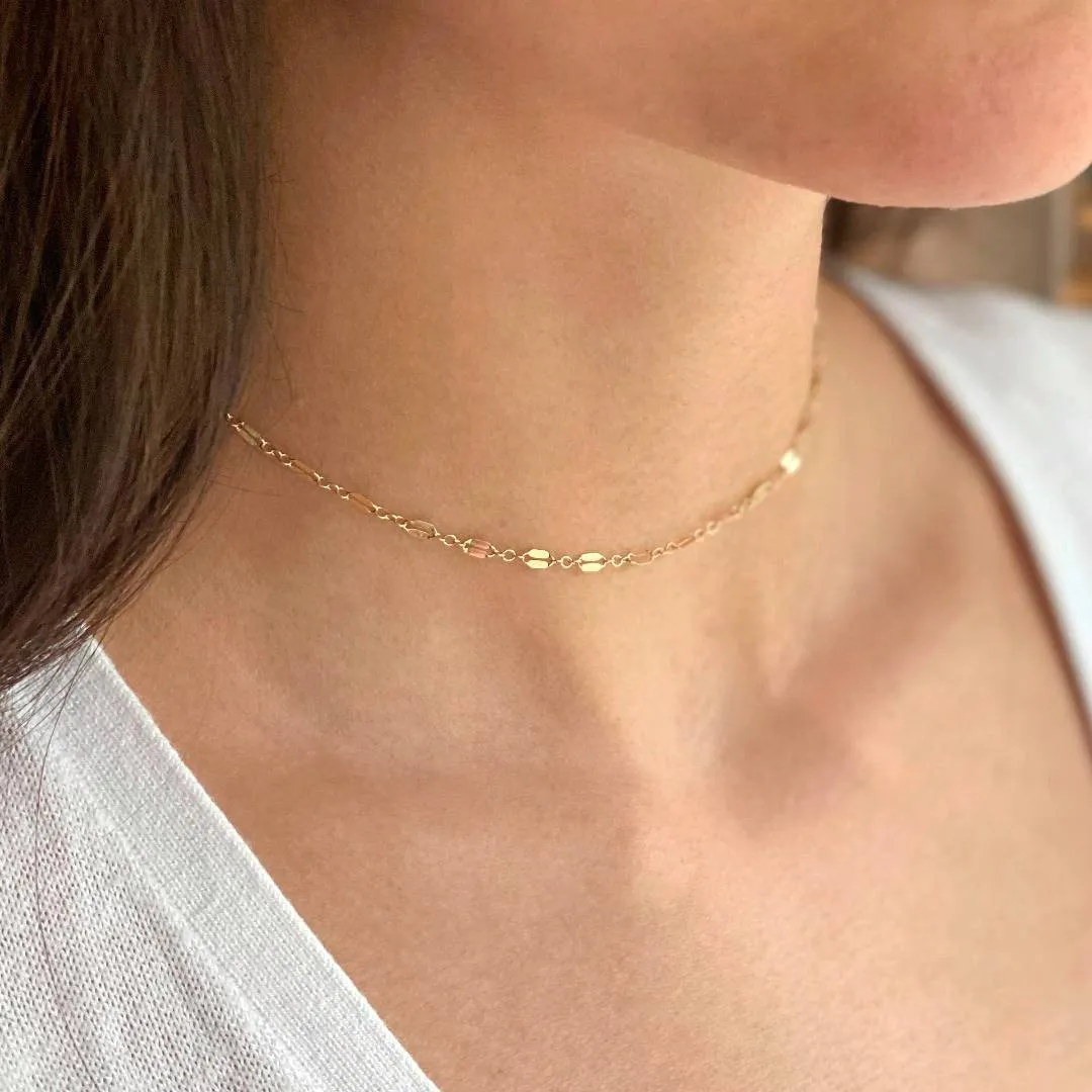 14K Gold Nova Choker