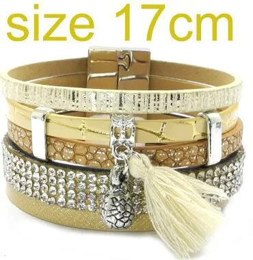 3 Color 3 Size Charm Bracelets and Christmas Gift Wrap Bangles for Women