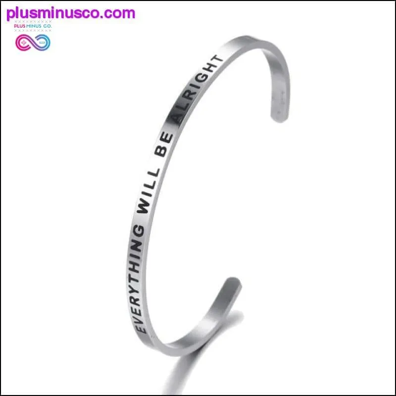 4mm Fashion Inspirational Bracelet Bangle "Love