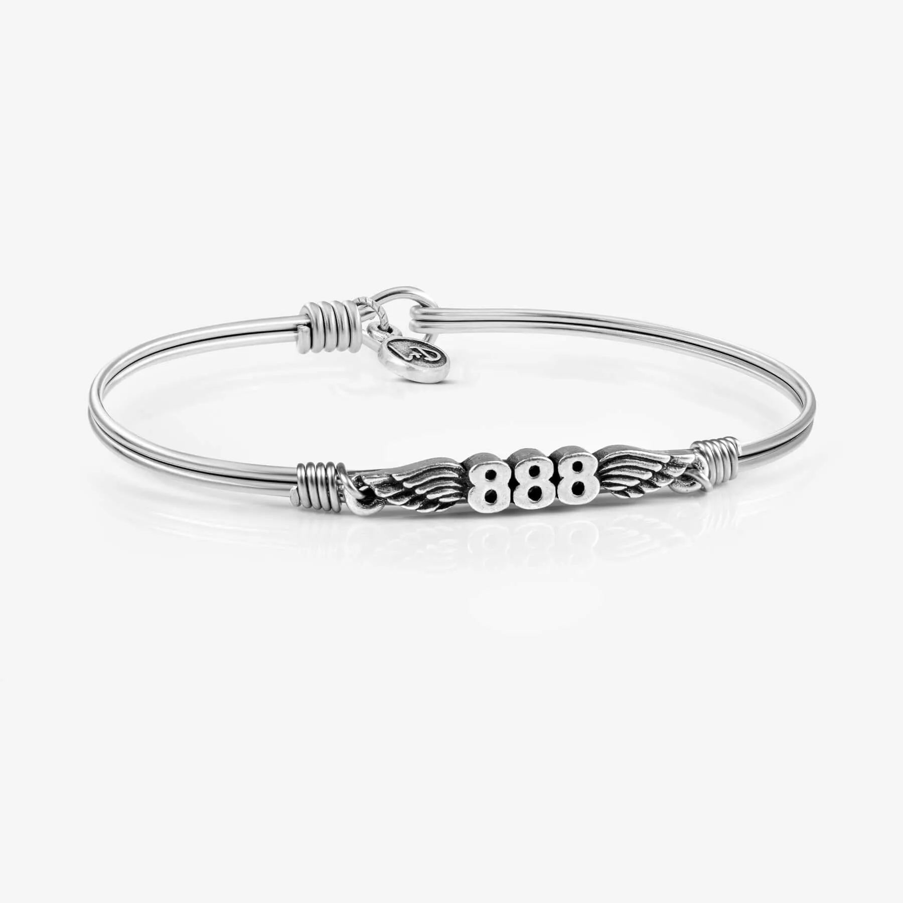 888-ANGEL NUMBERS BANGLE BRACELET