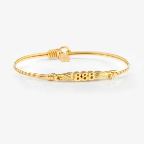 888-ANGEL NUMBERS BANGLE BRACELET