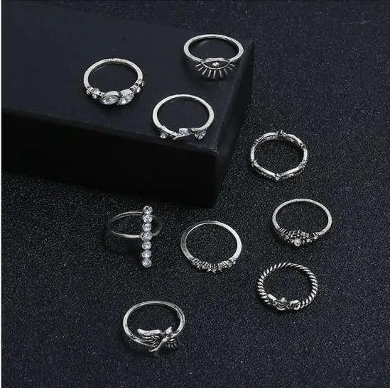 9pc /11pc/13pc Stylish Rings Set For Different Occasions