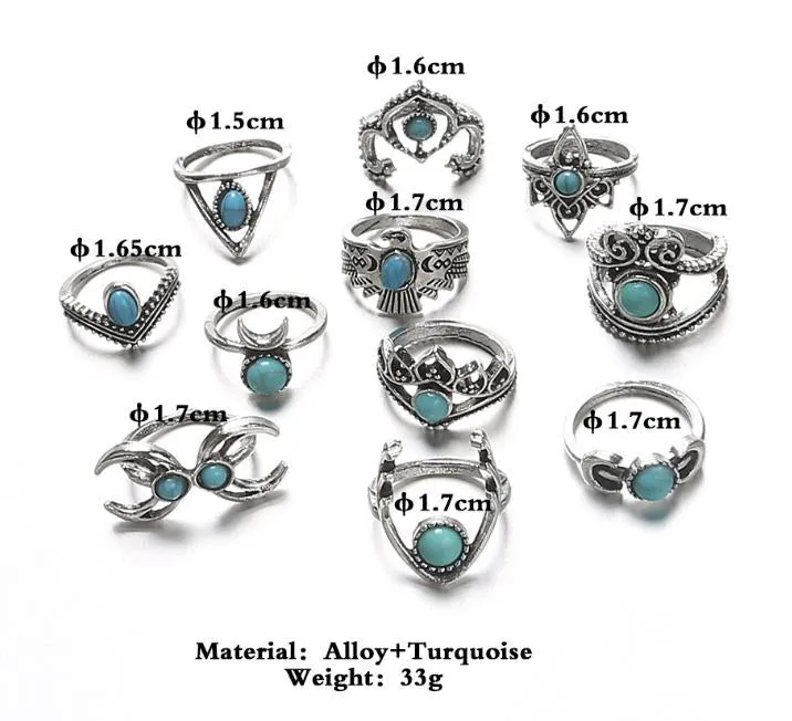 9pc /11pc/13pc Stylish Rings Set For Different Occasions