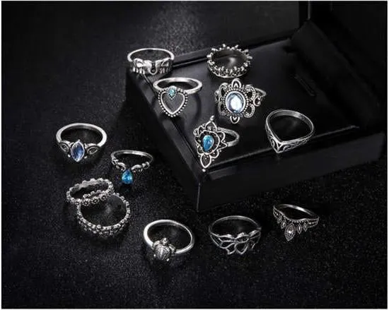 9pc /11pc/13pc Stylish Rings Set For Different Occasions