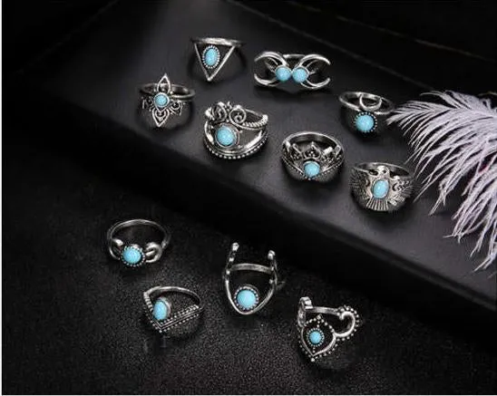 9pc /11pc/13pc Stylish Rings Set For Different Occasions