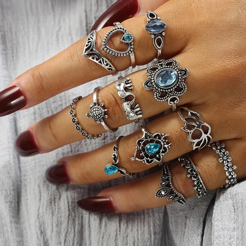 9pc /11pc/13pc Stylish Rings Set For Different Occasions