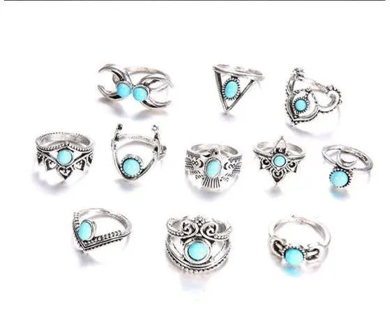 9pc /11pc/13pc Stylish Rings Set For Different Occasions