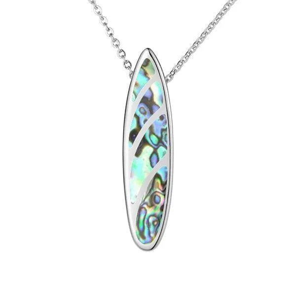 Abalone Hawaiian Surfboard Pendant