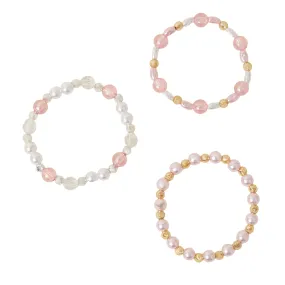 Accessorize London Beaded Bracelets Of 3