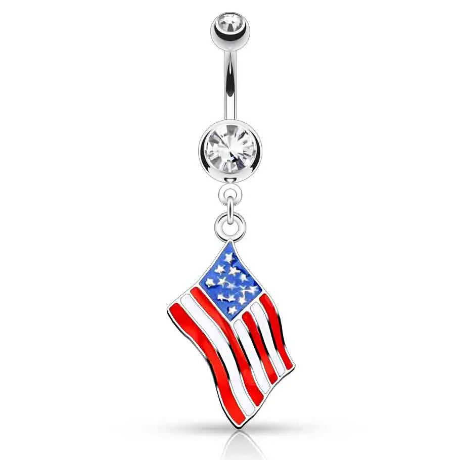 Around the World Flag Belly Rings