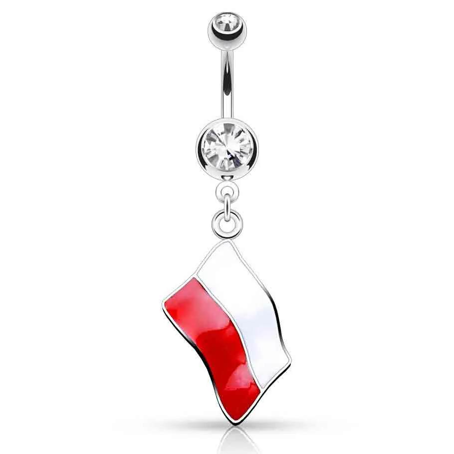 Around the World Flag Belly Rings