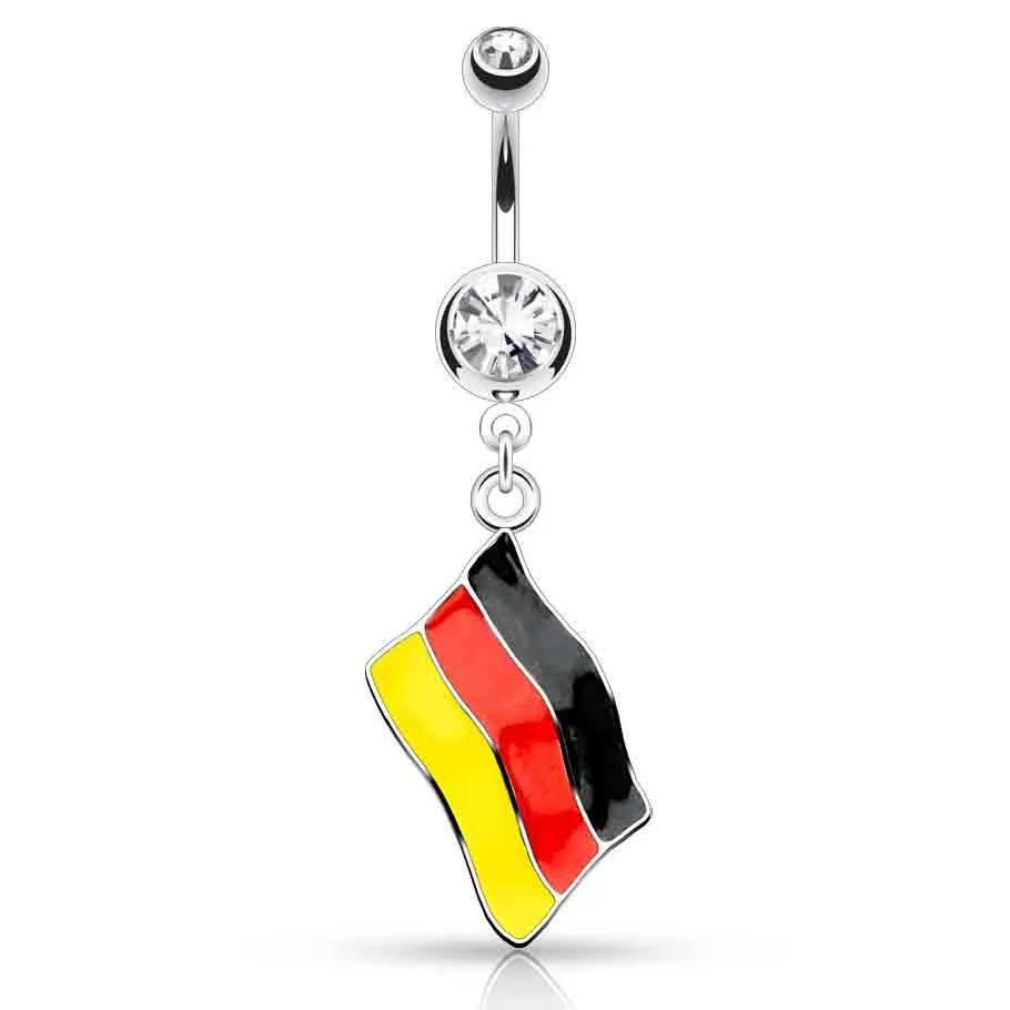 Around the World Flag Belly Rings