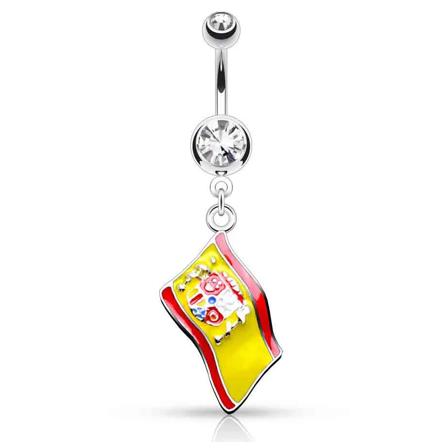 Around the World Flag Belly Rings