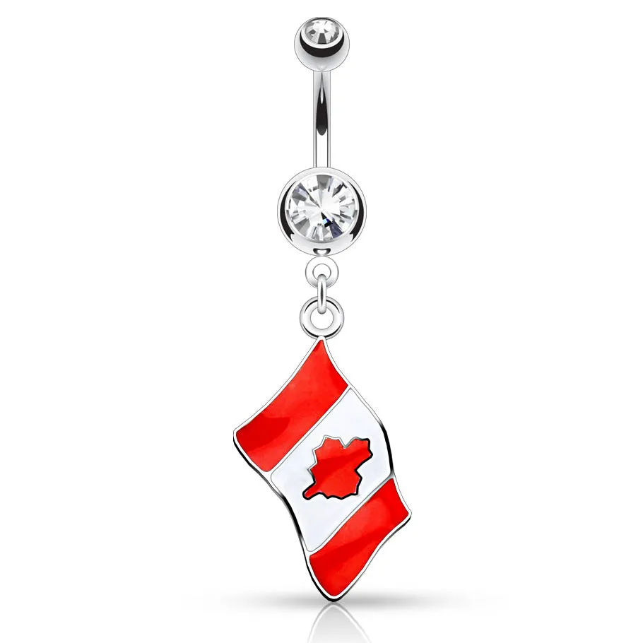 Around the World Flag Belly Rings