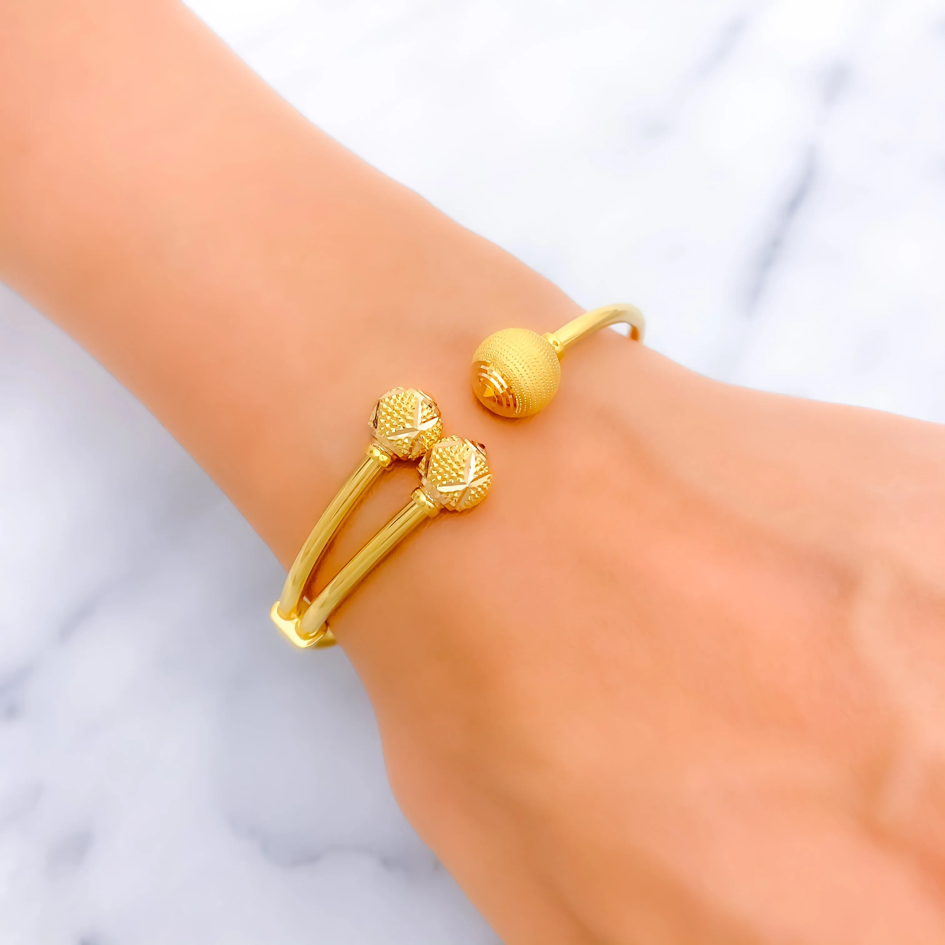 Bespoke Golden 22k Gold Bangle Bracelet