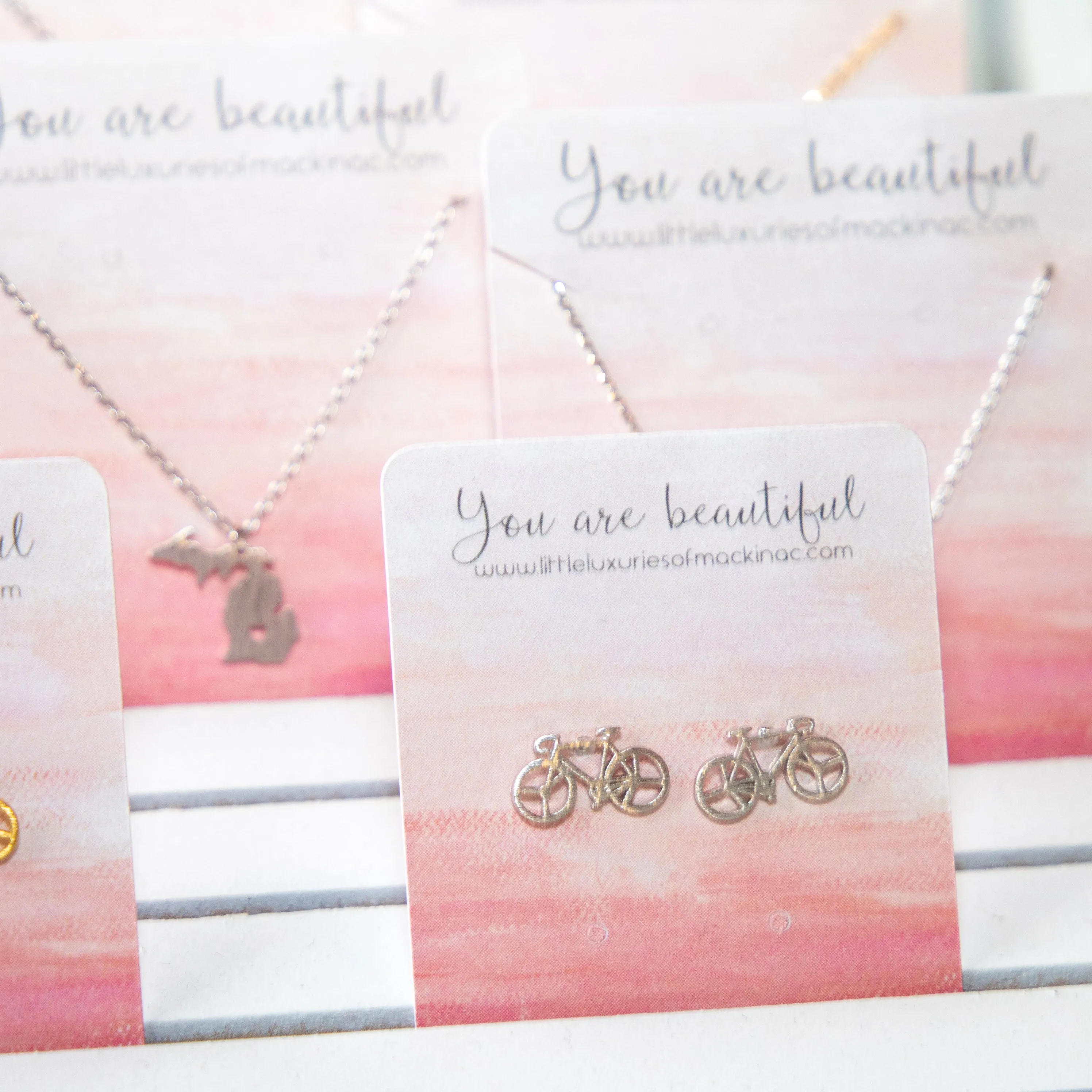 Bicycle Earrings