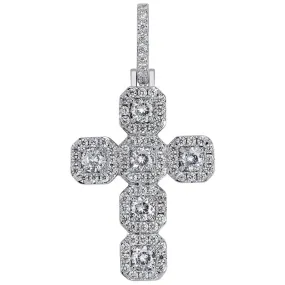 Big Iced Cross Pendant