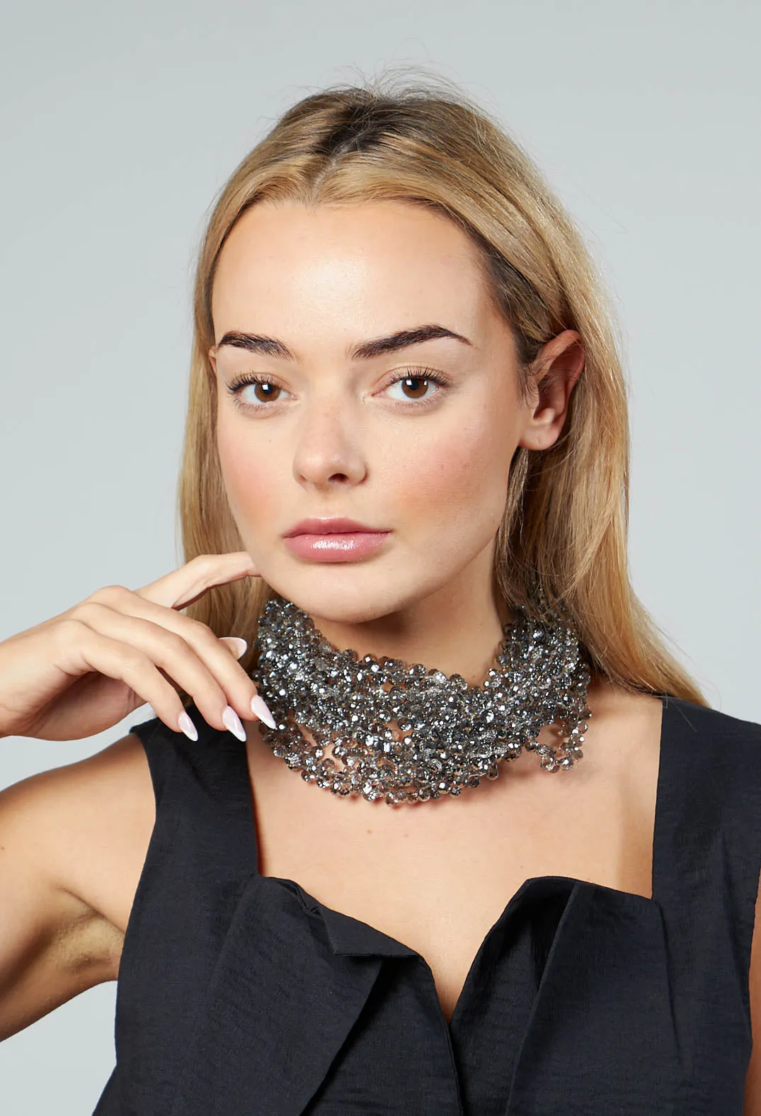 Bisu Choker in Silver