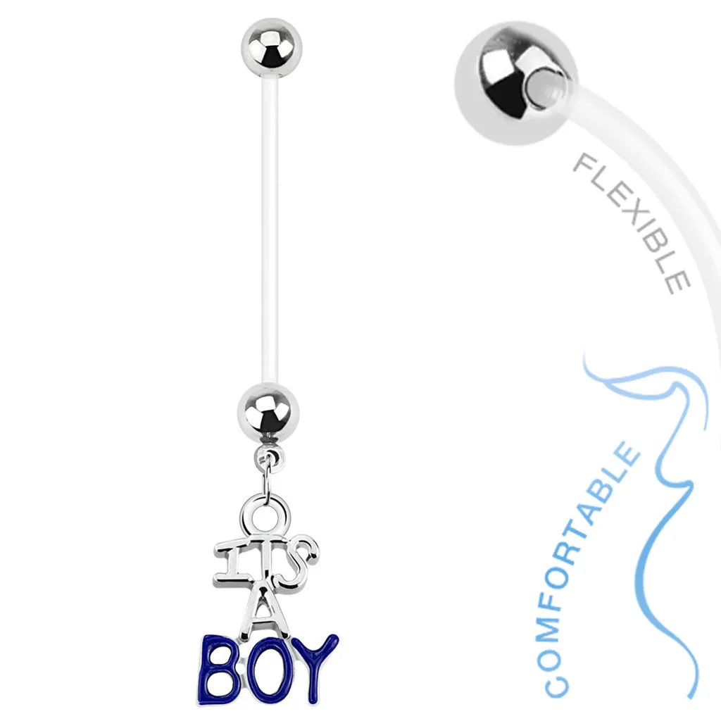 Boy or Girl Maternity Belly Rings