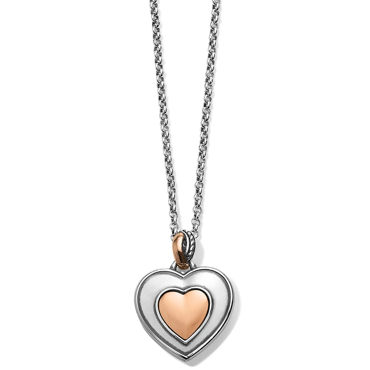 Brighton Neptune's Rings Opal Heart Reversible Necklace