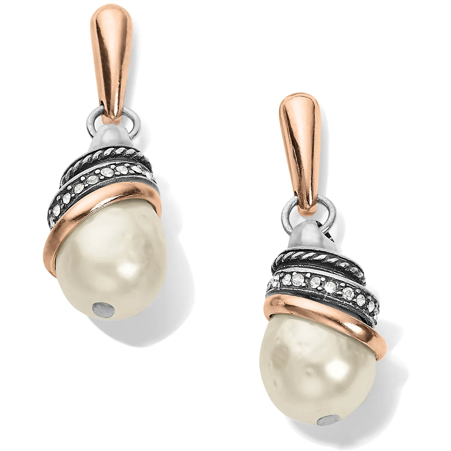 Brighton Neptune's Rings Pearl Teardrop Earrings