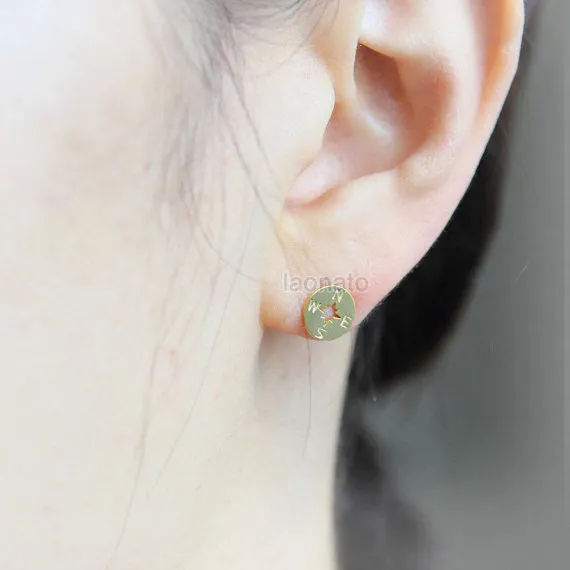 Compass Earrings