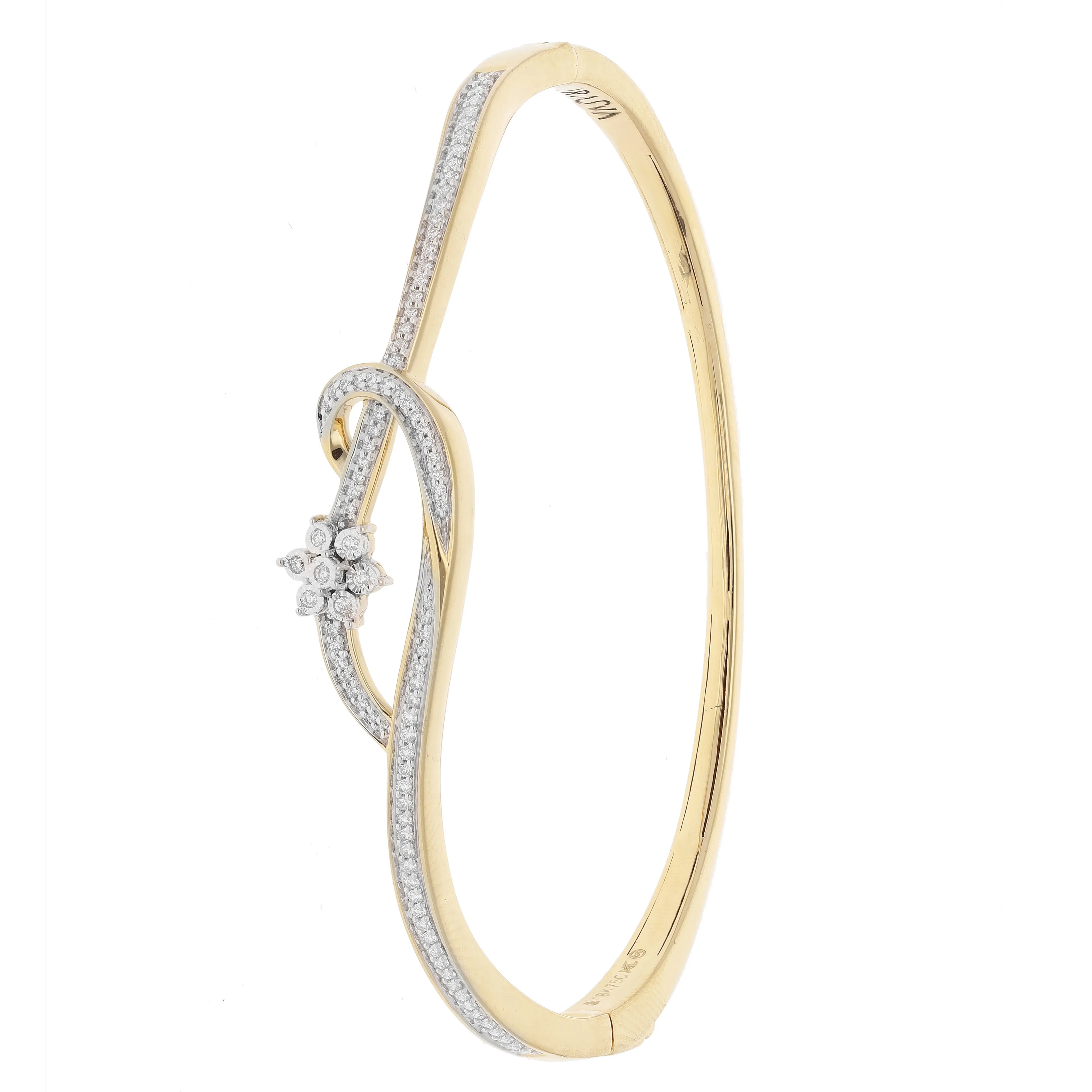 Cresta Diamond Bangle