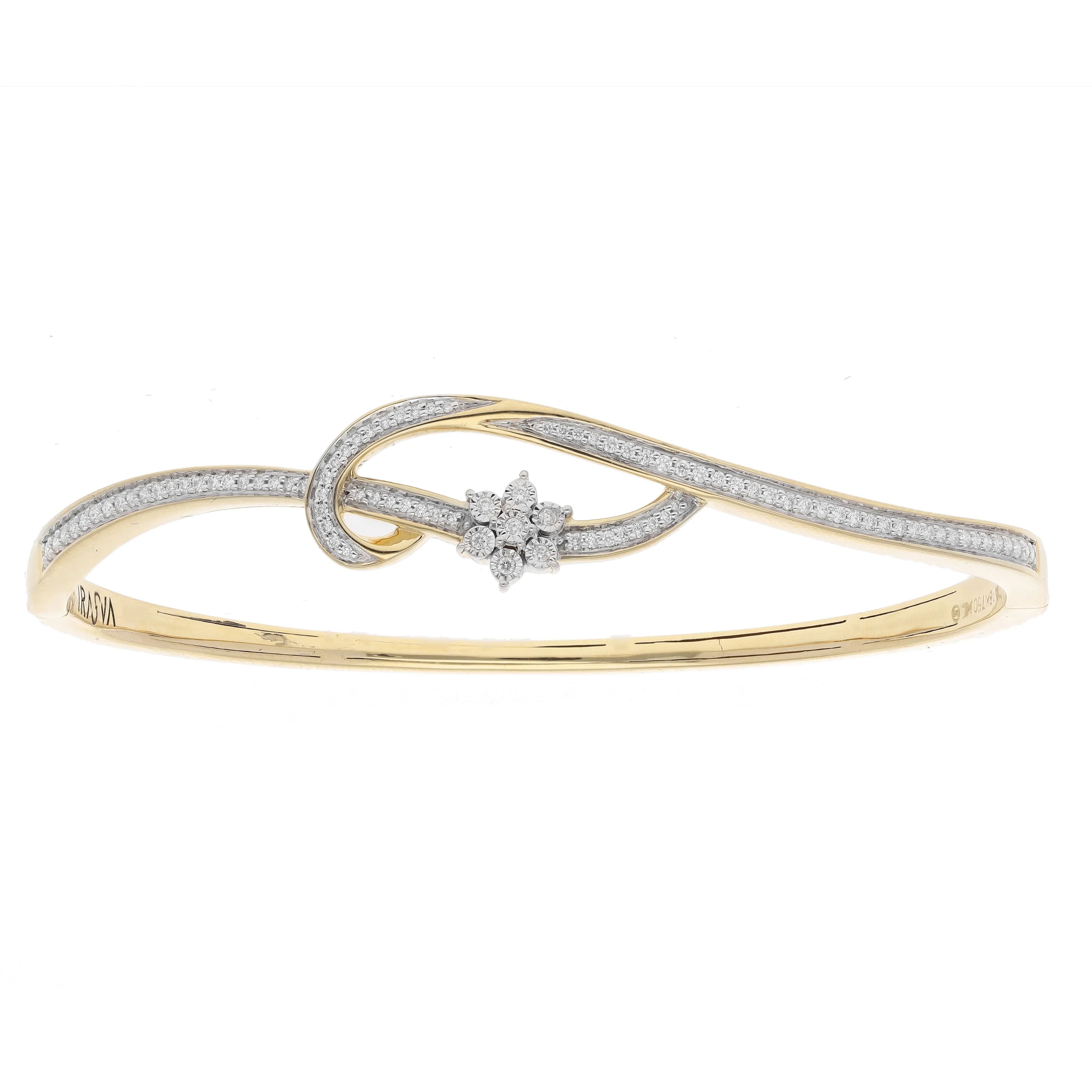 Cresta Diamond Bangle