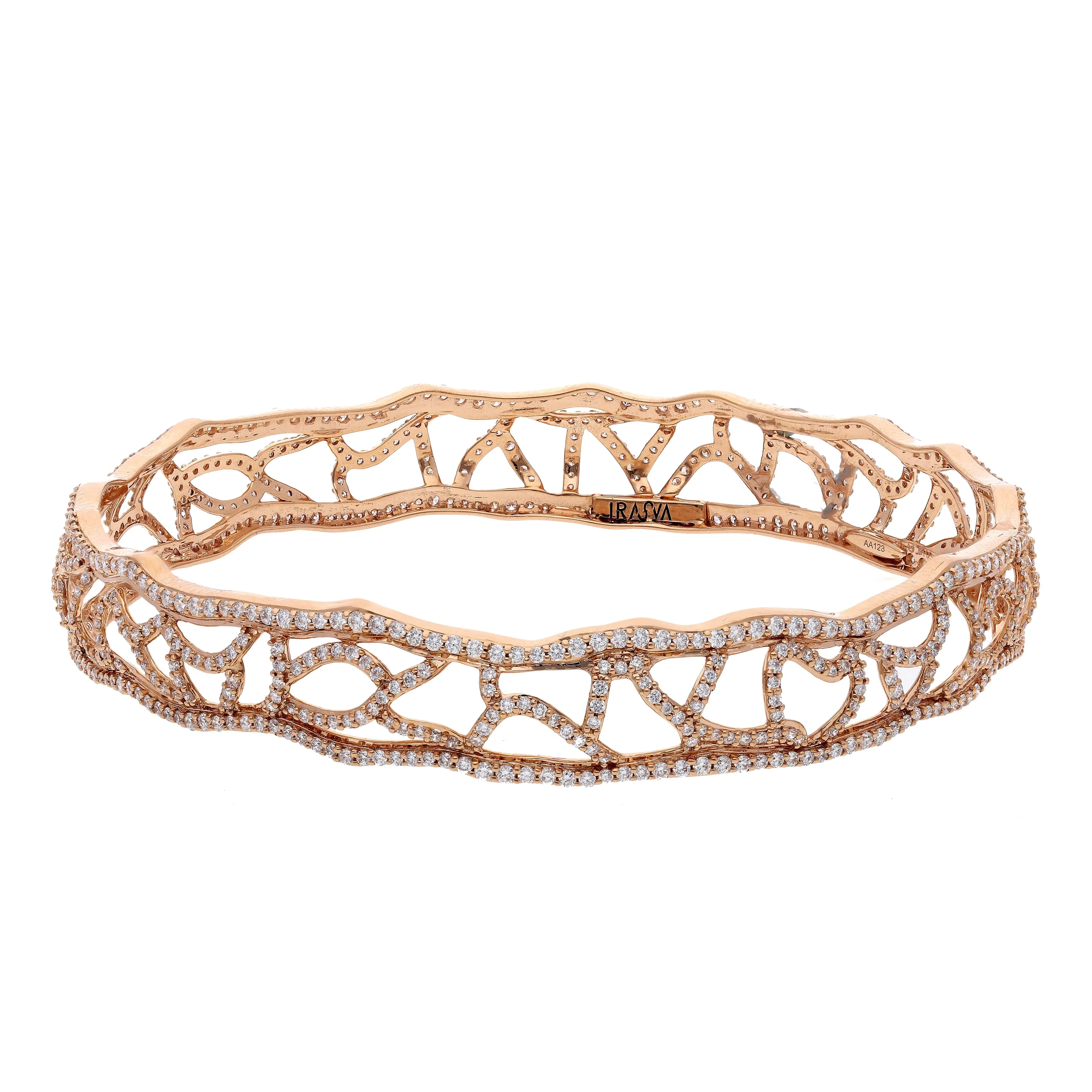 Elements Lattice Diamond Bangle