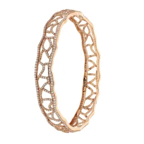 Elements Lattice Diamond Bangle