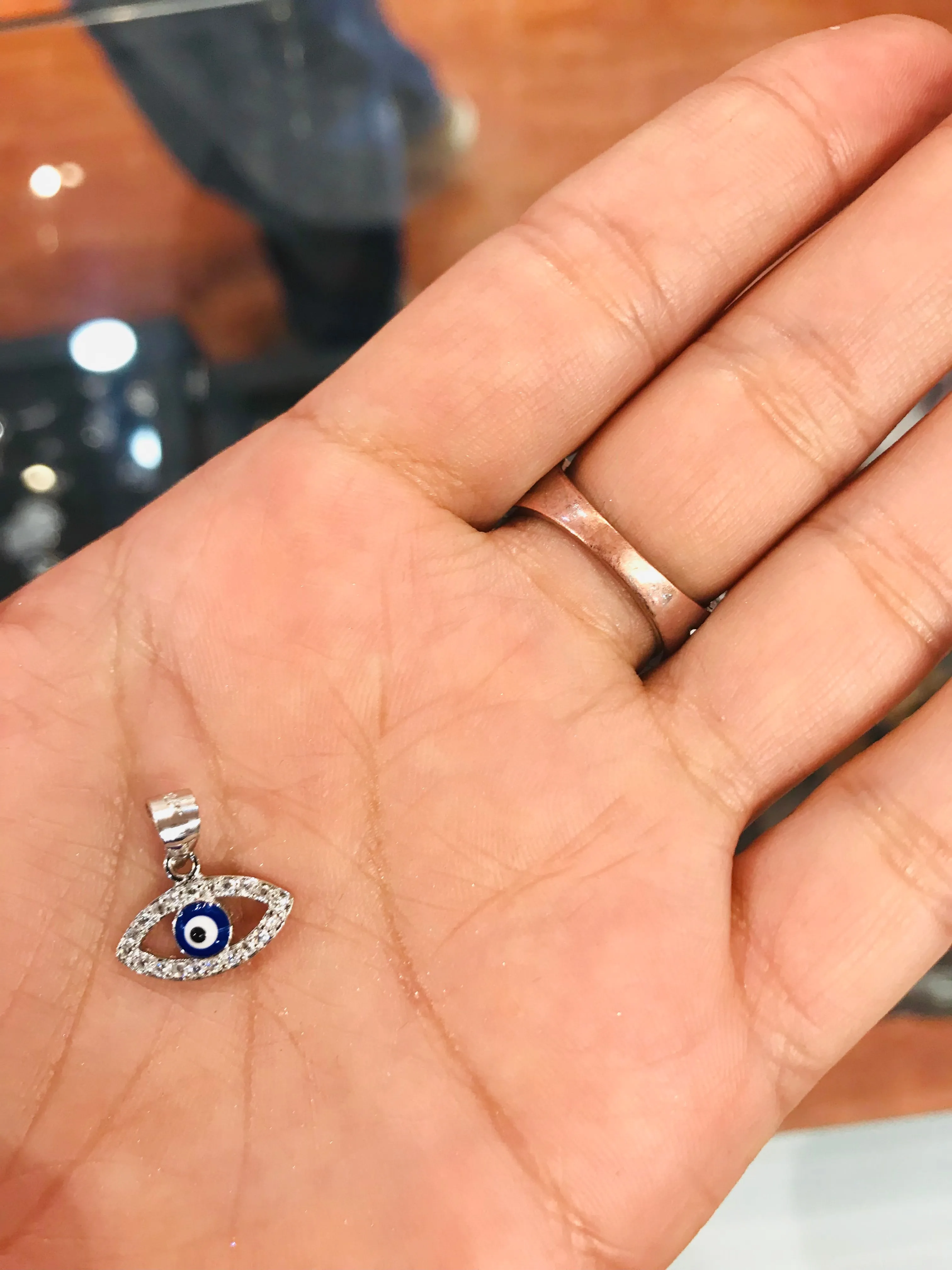 Evil eye pendant