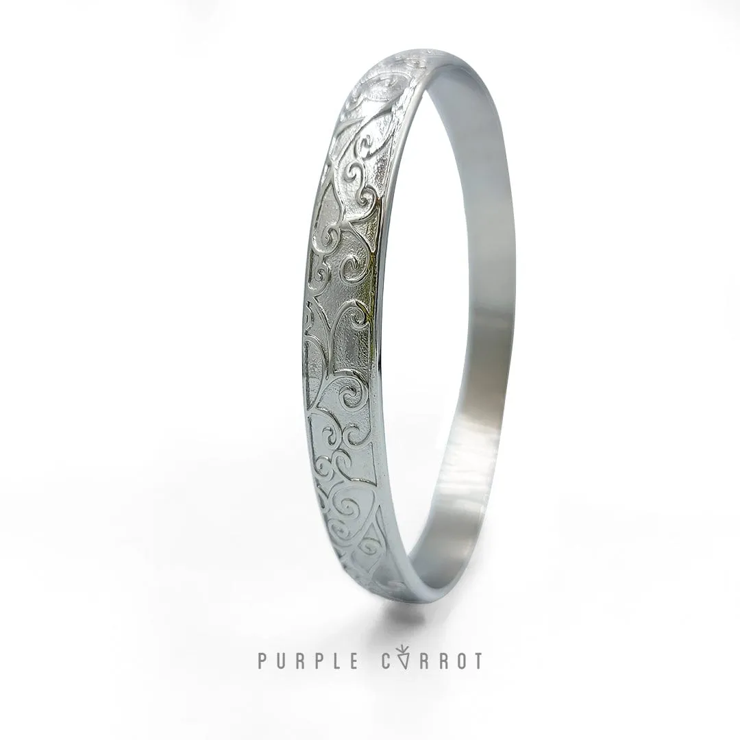 Filigree Engraved Bangle