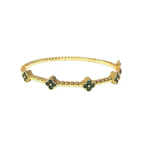 Flora Beaded Clasp Bangle