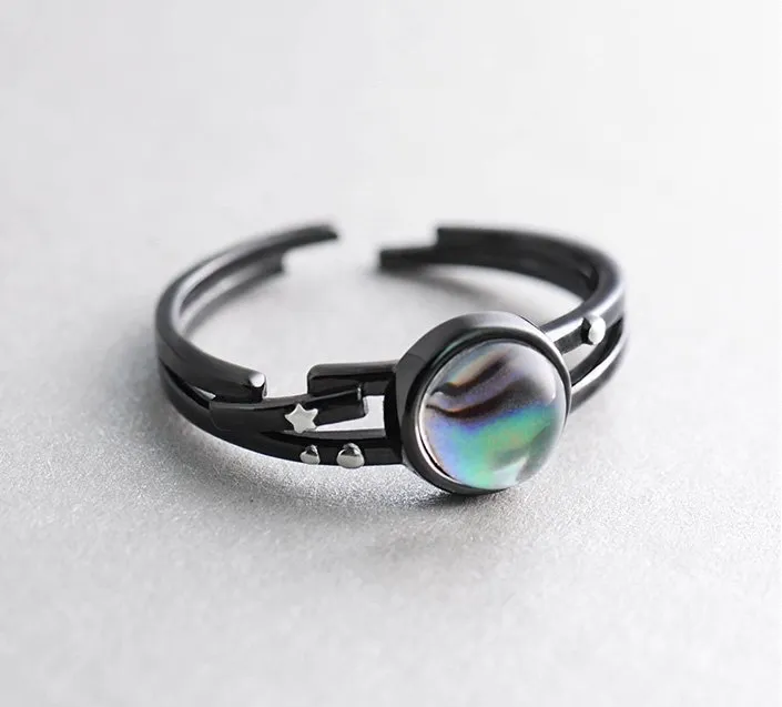 Galaxy Promise Rings in S925 Sterling Silver