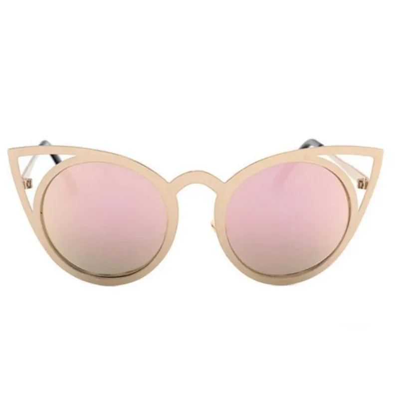 Gold Cat Eye Sunglasses