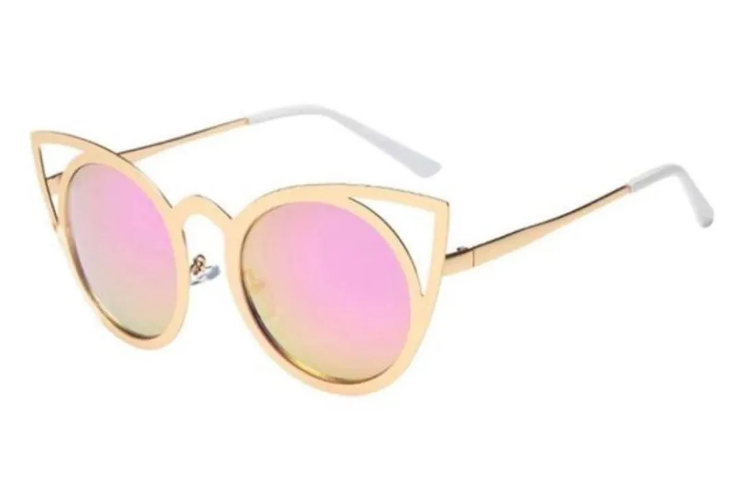 Gold Cat Eye Sunglasses