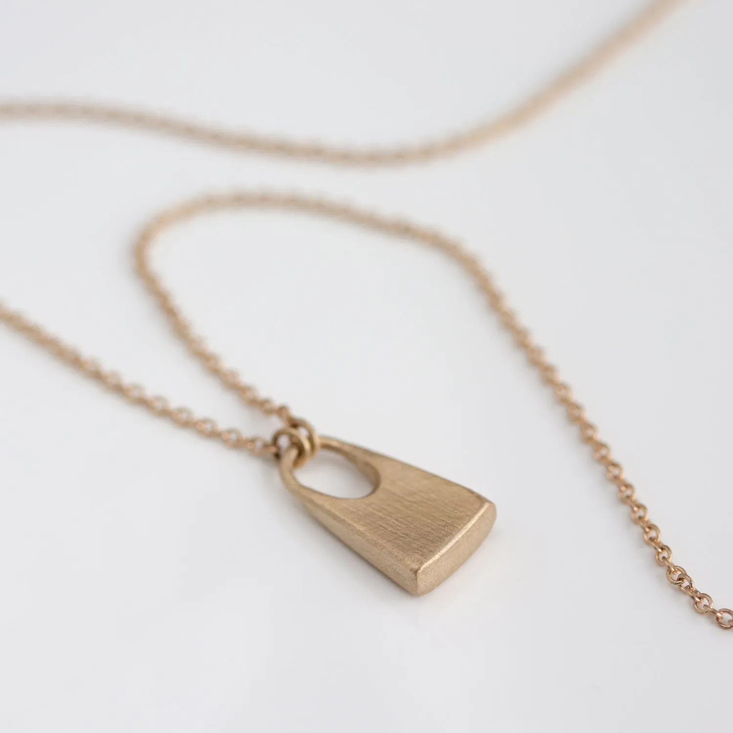 Gold Padlock Pendant