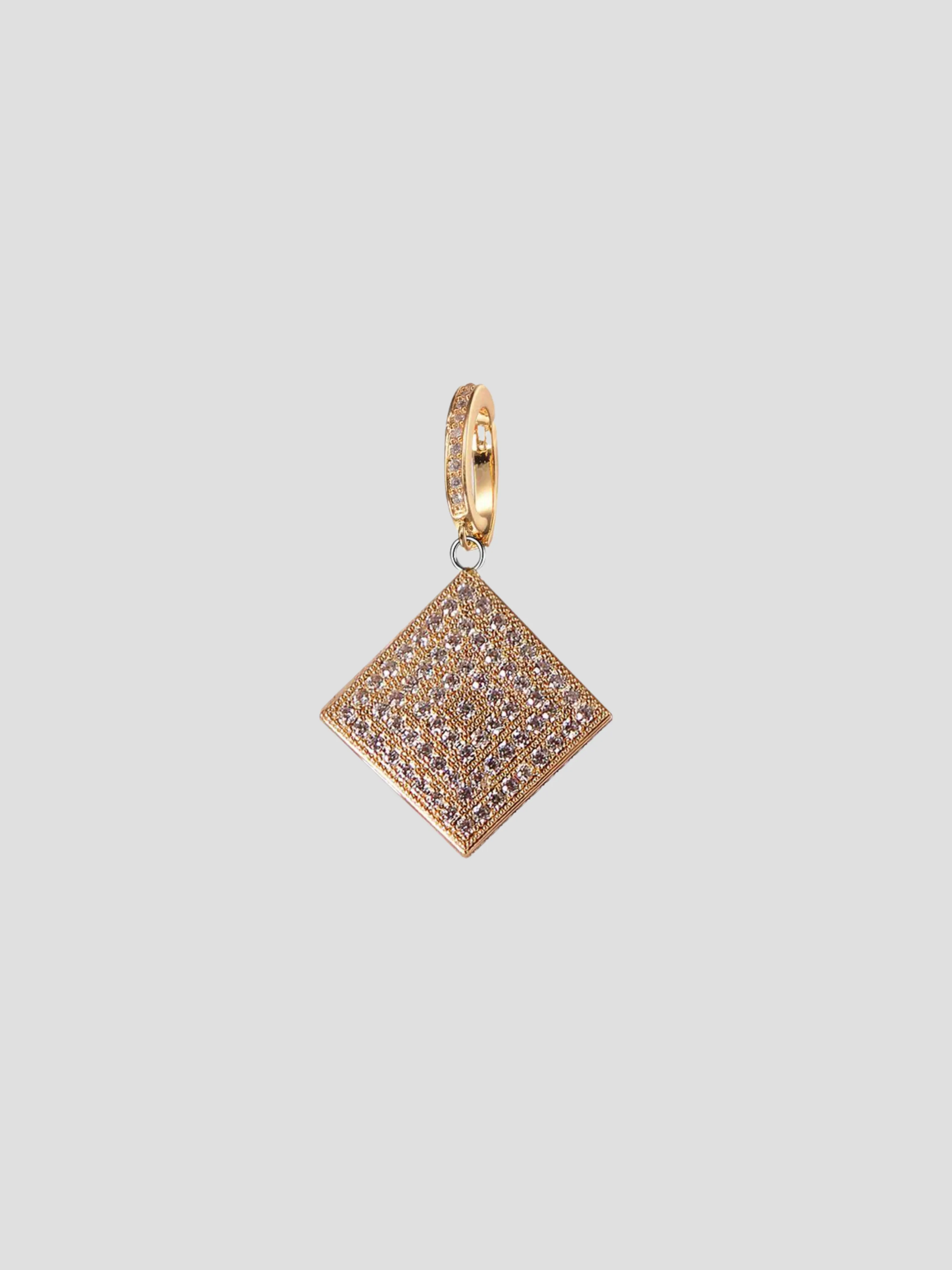 Gold Small CZ Pendant