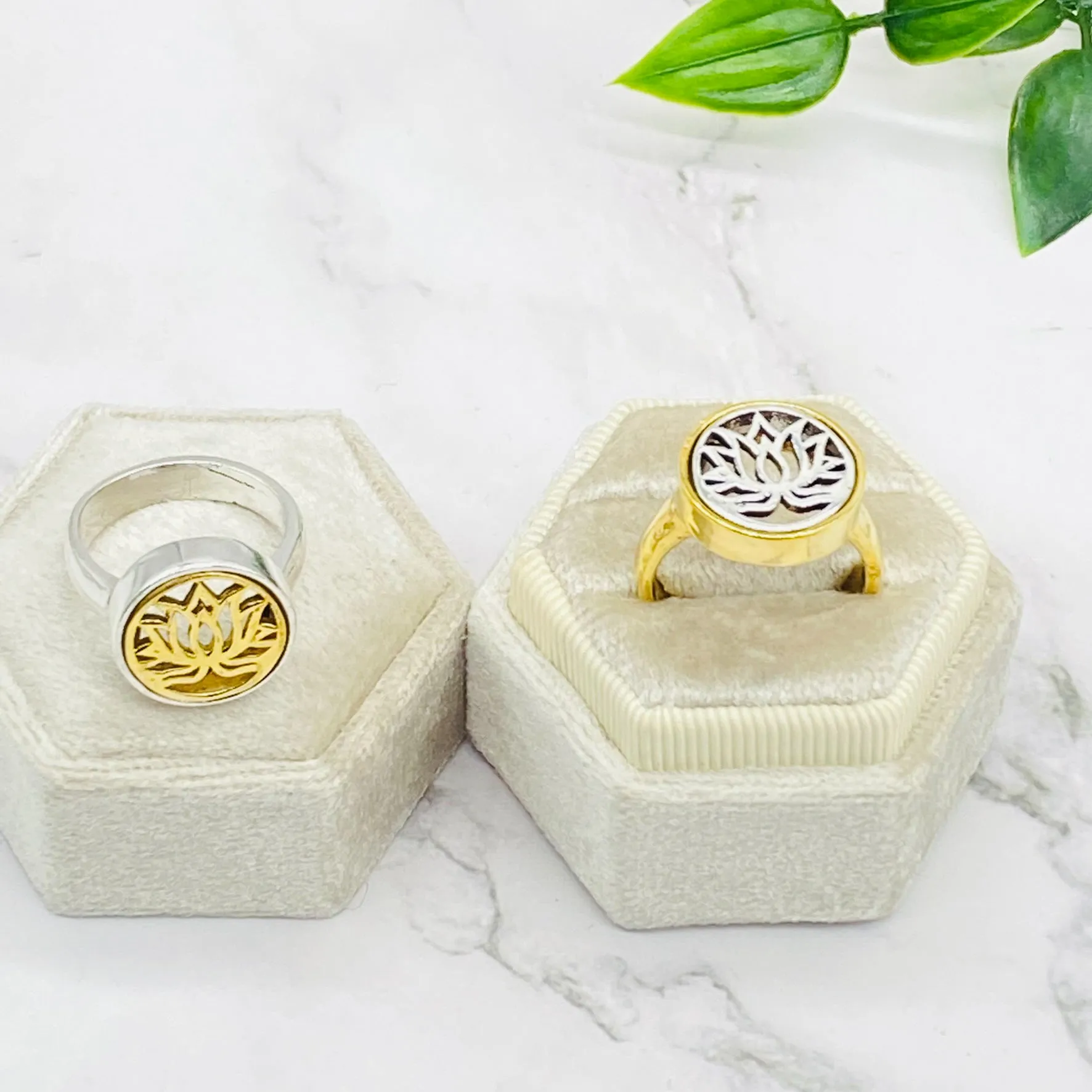 Handmade Lotus Rings, Gold Filled Jewelry, Silver Dainty Rings, Spiritual Rings, Gift For Her, Flower Ring, Bohemian Jewelry