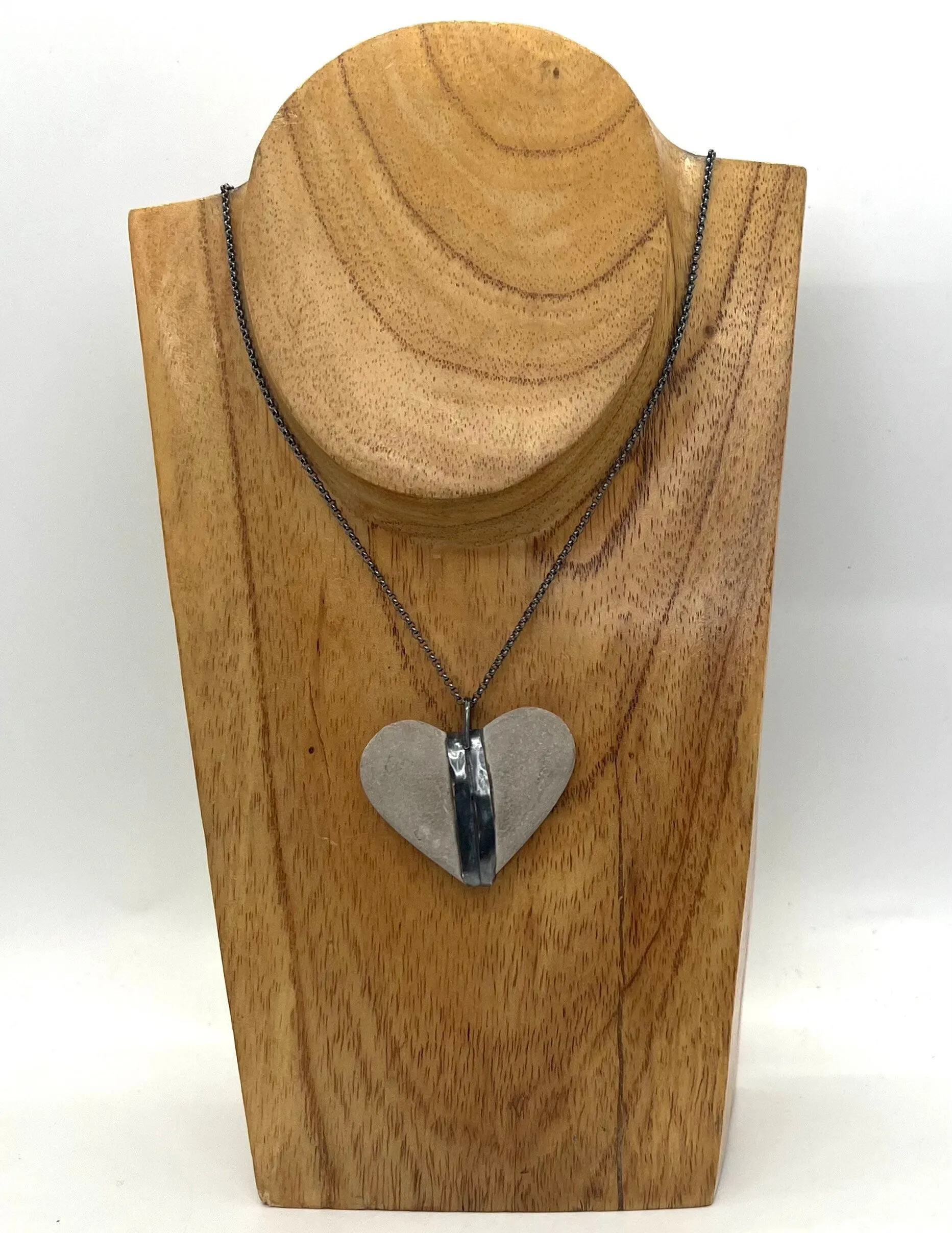 Heart Rock Necklace