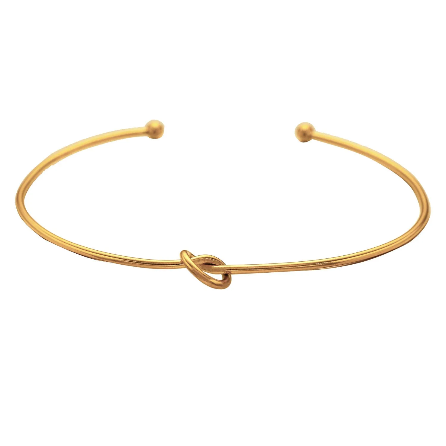 Knot Choker Necklace (Gold & Silver)