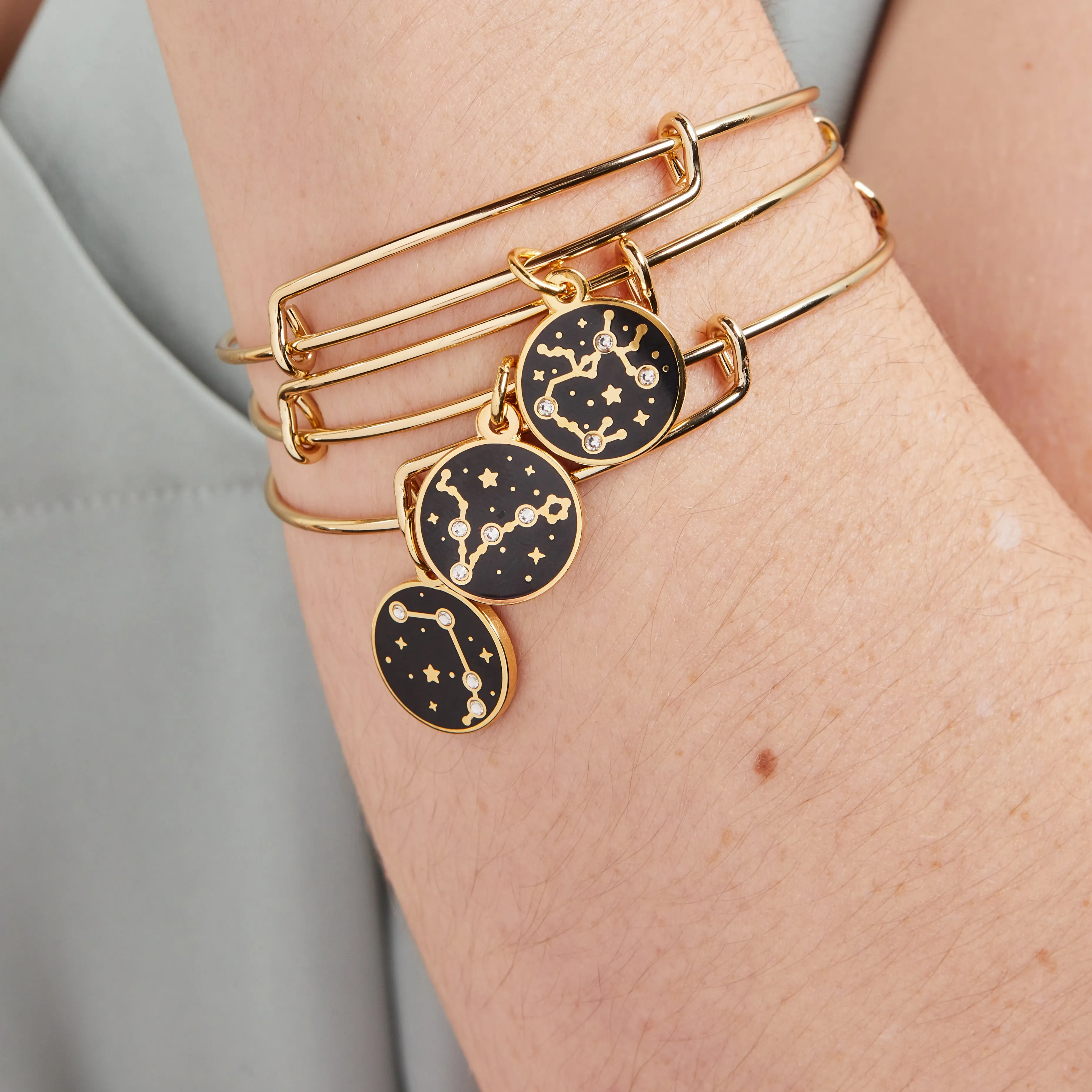 Libra Zodiac Charm Bangle, Color