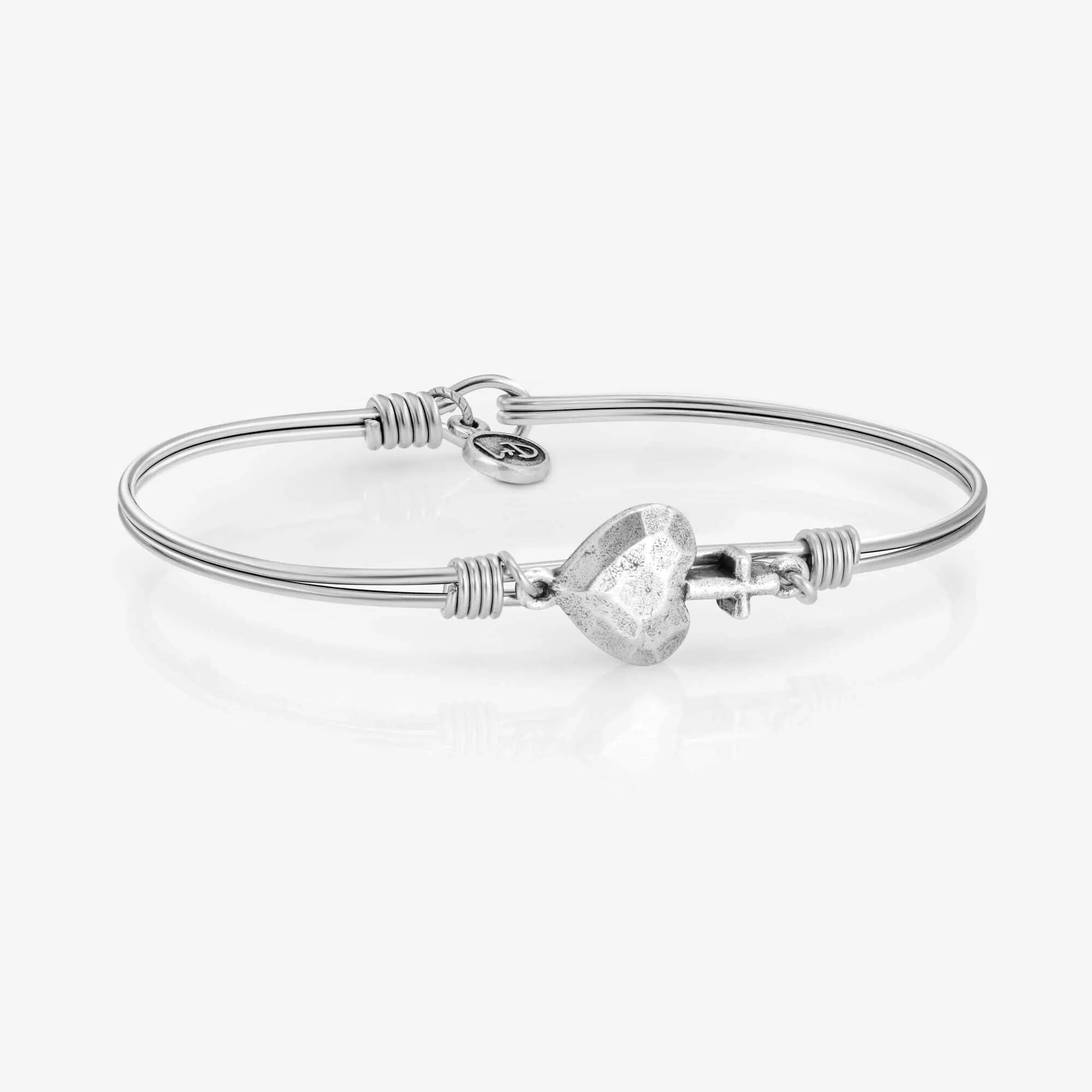 Love and Faith Bangle Bracelet