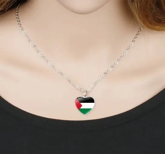 Love Palestine Necklace