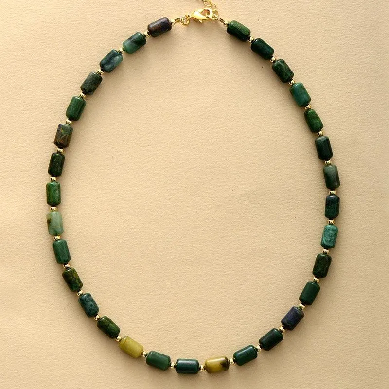 Maranirra Green Jade Choker Necklace