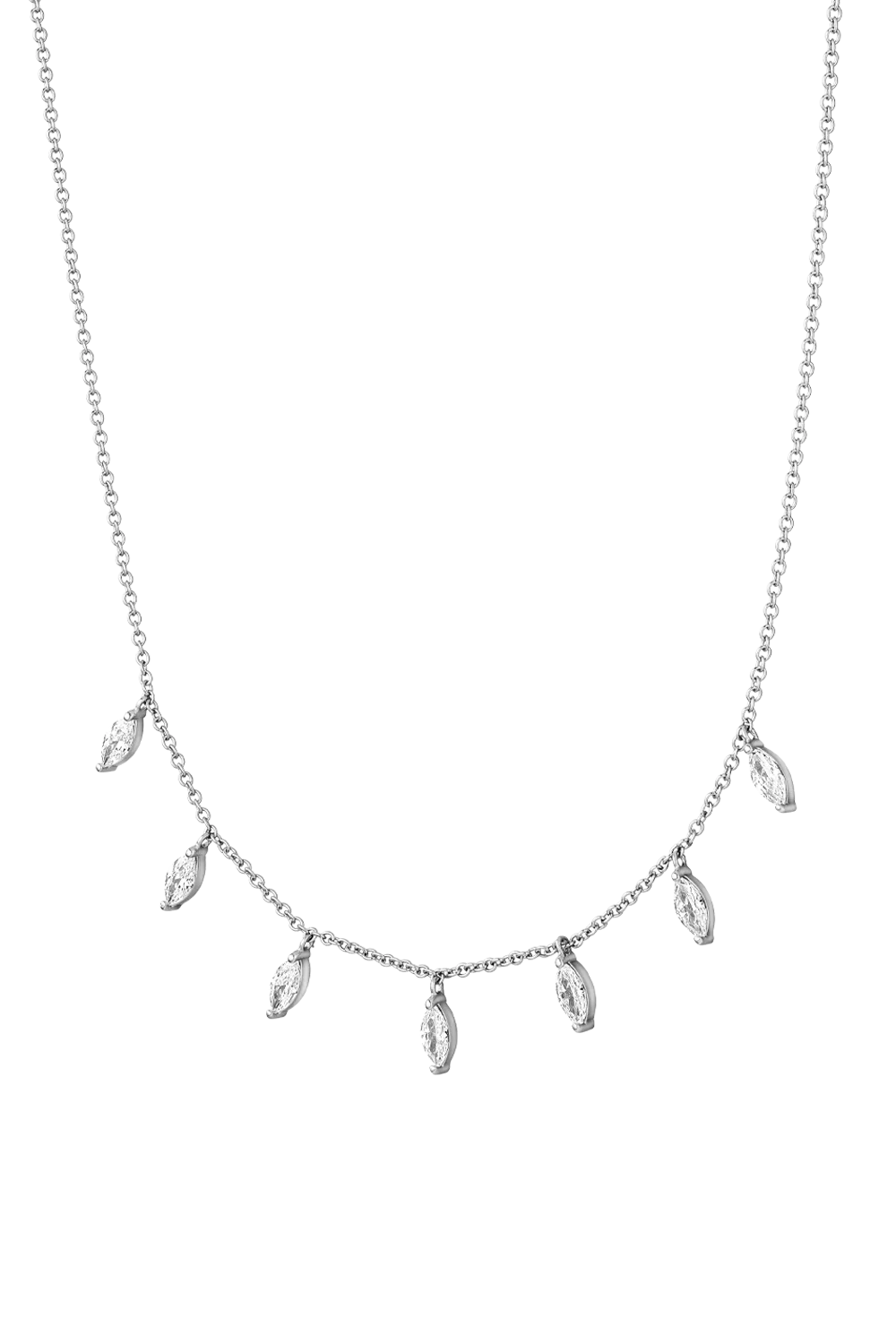 Marquise Choker Silver