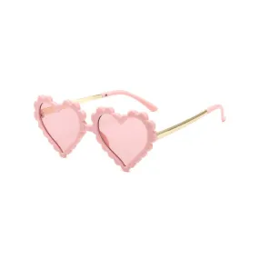 Millie Heart Sunglasses Rose