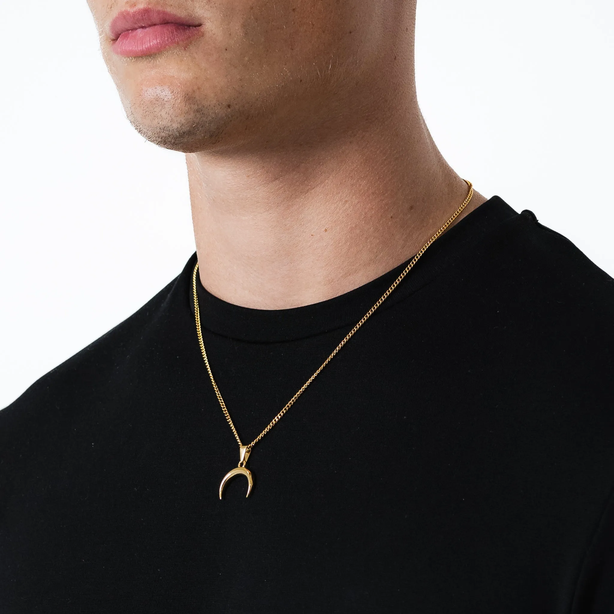 Moon Pendant (18K Gold)