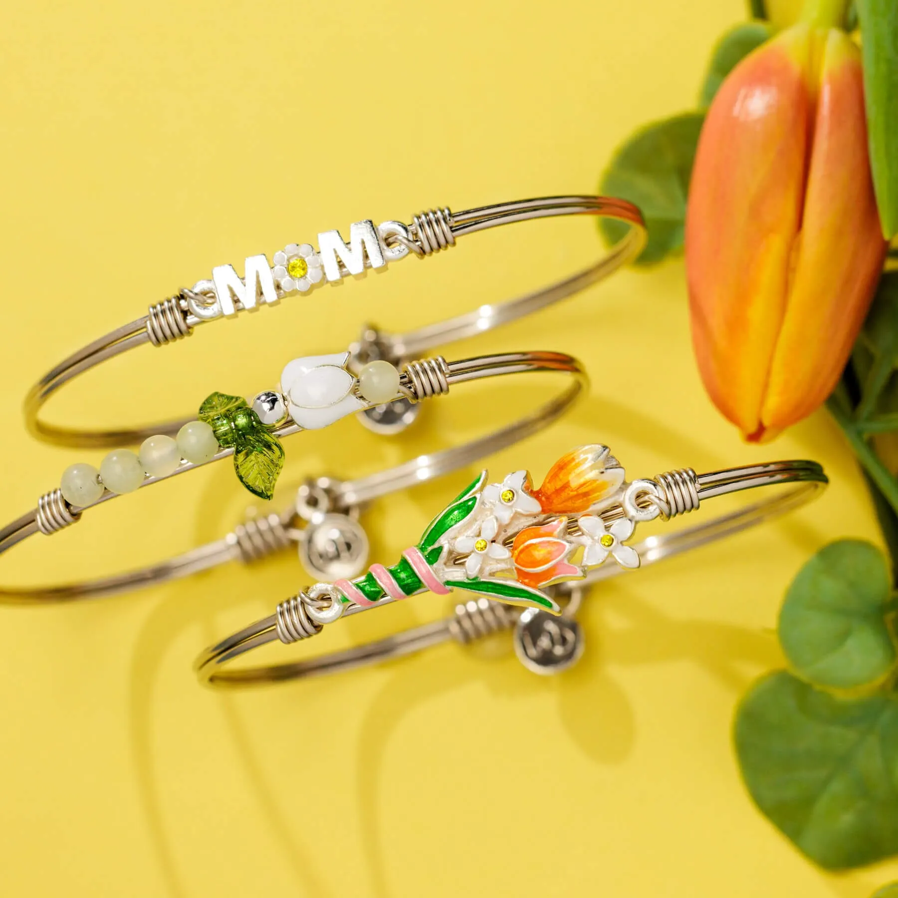 My Mother’s Garden Bangle Bracelet